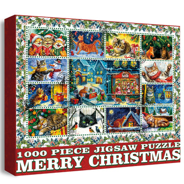 I gatti di Natale puzzle puzzle 1000 pezzi